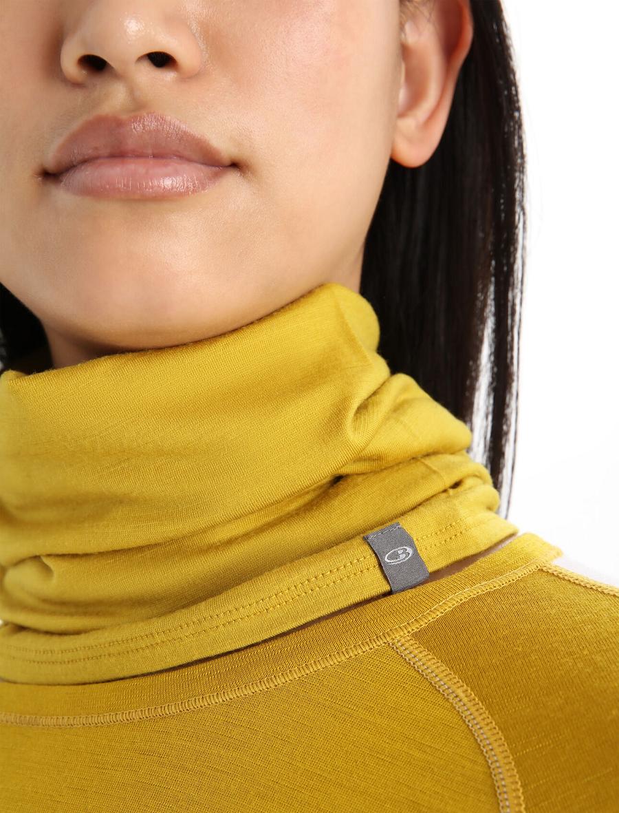 Silent Gold Women's Icebreaker Unisex Merino Flexi Chute Scarves | USA 1453LISH